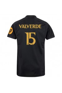 Fotbalové Dres Real Madrid Federico Valverde #15 Třetí Oblečení 2023-24 Krátký Rukáv